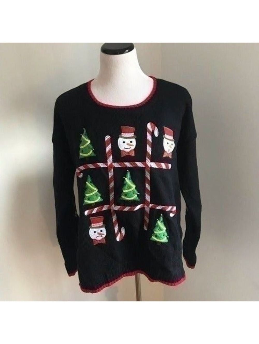 Ugly Christmas Sweater With Candy Canes